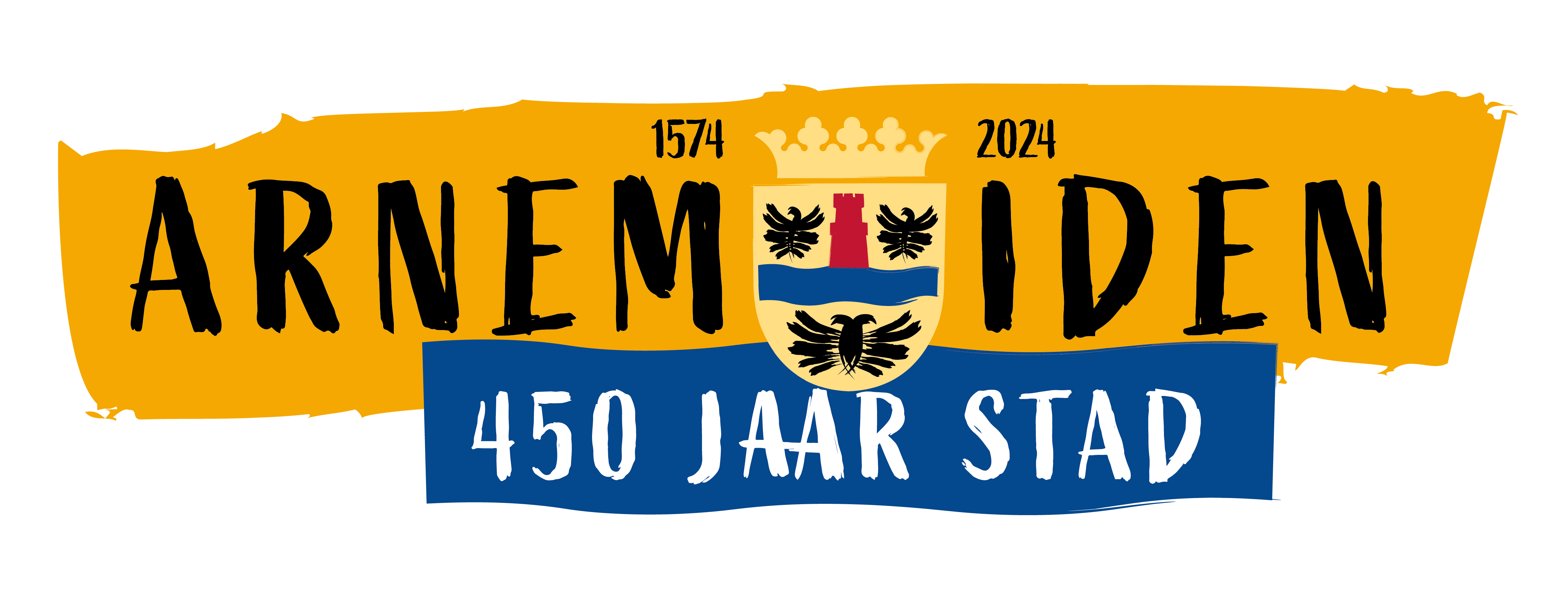 Logo Arnemuiden 450 jaar stadsrechten 2024